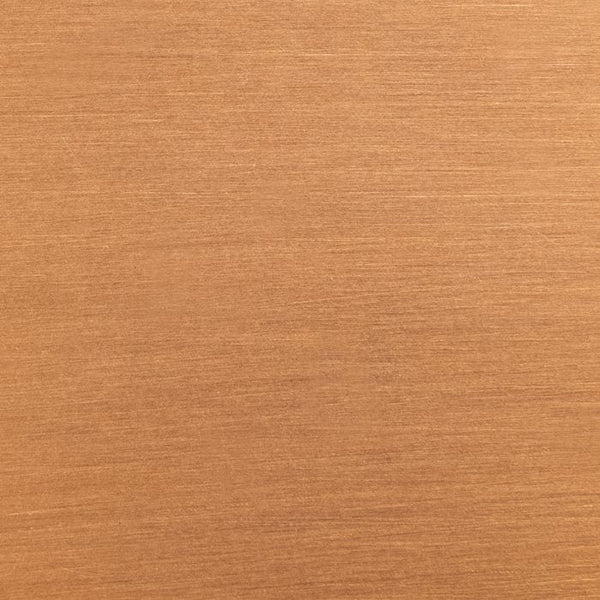 Bright copper handle finish