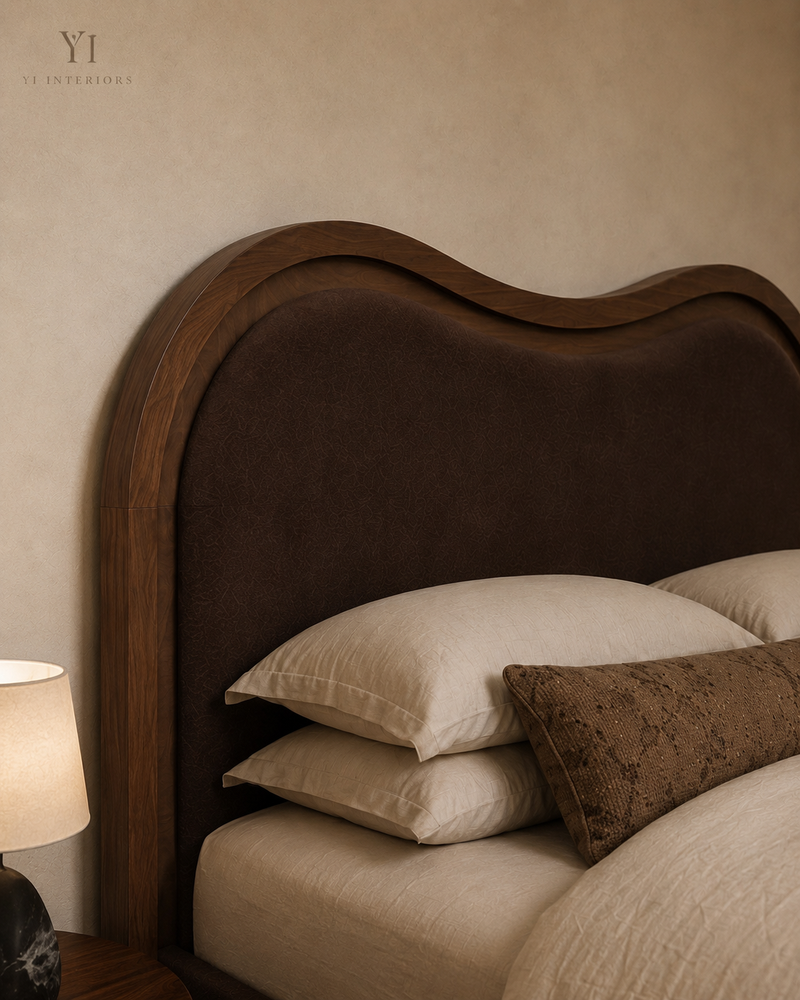 The Luxembourg Wooden Frame Bed, detail