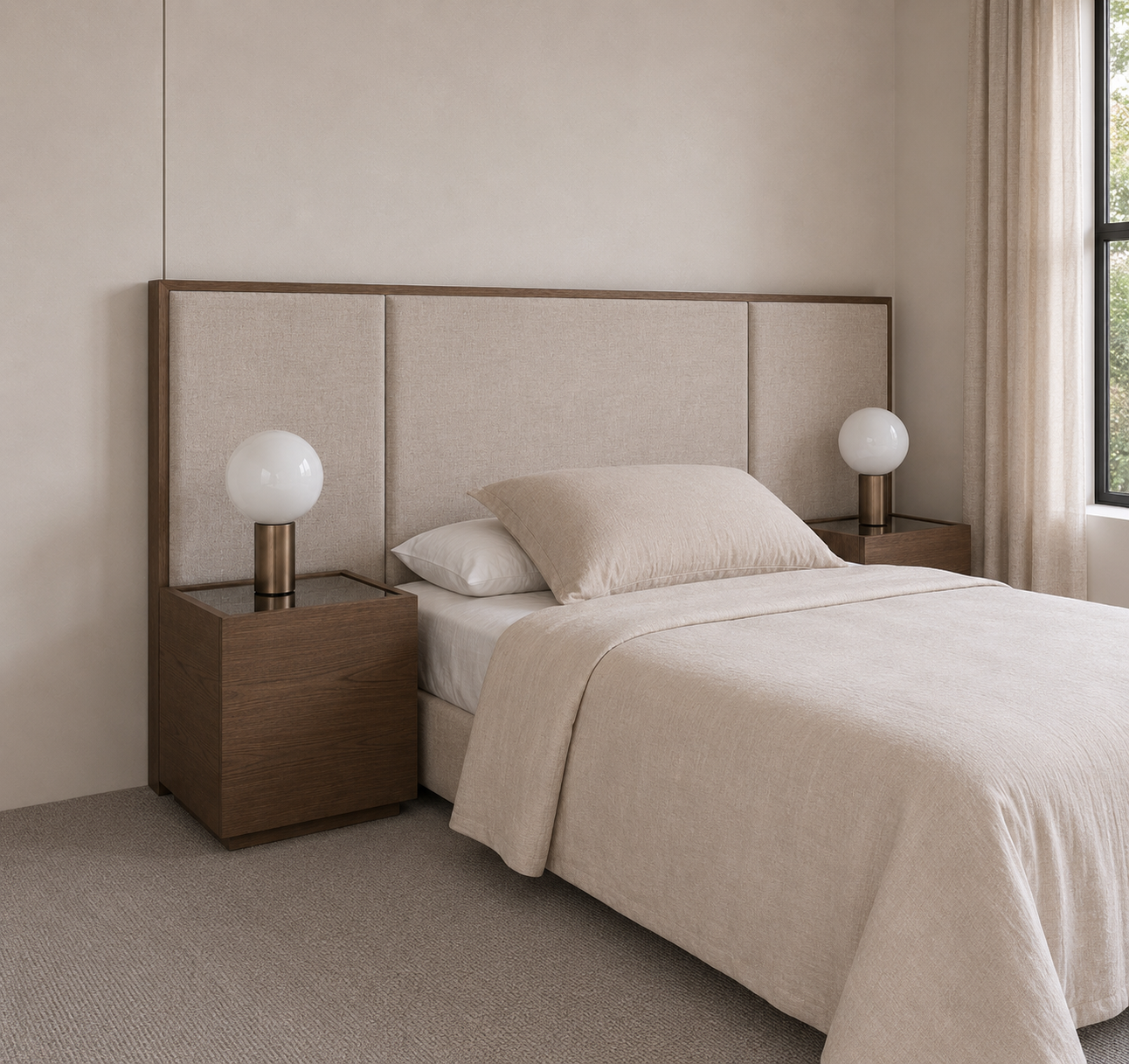 The Siena Wood Frame Bed
