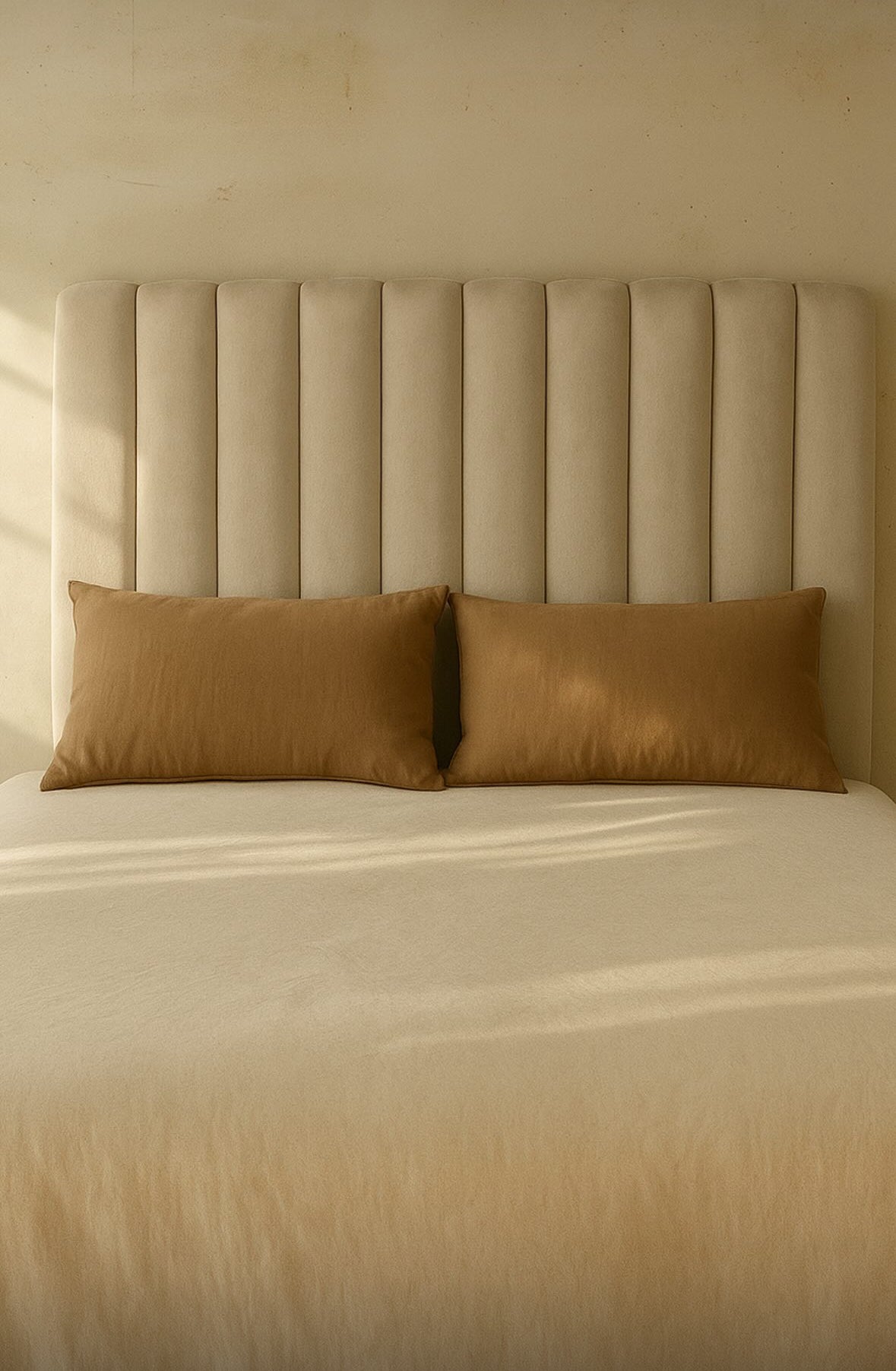 Panel headboard design bedframe