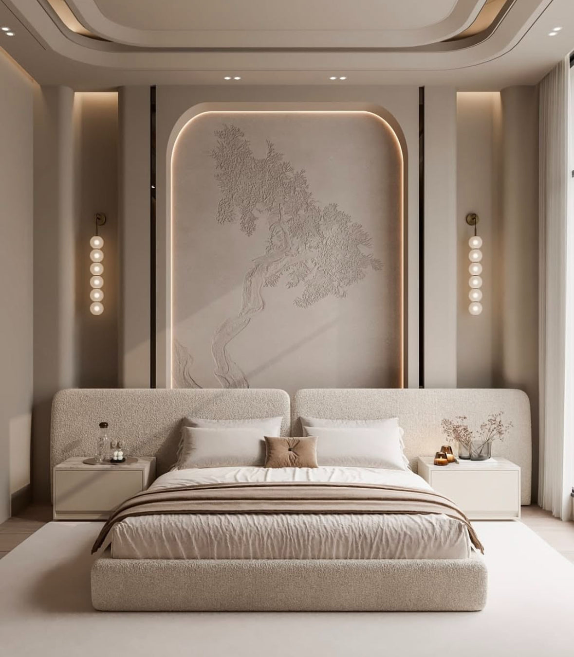 Elegant Minimalist Bed design