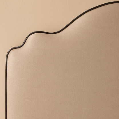 Haworth - Elegant Upholstered Bed Frame with Curved Headboard - Stylish Comfort for Your Bedroom