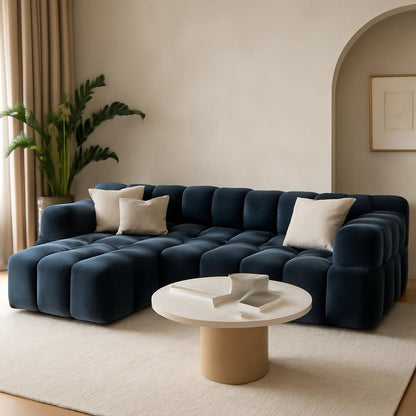 luxe modular L Shape Bubble sofa