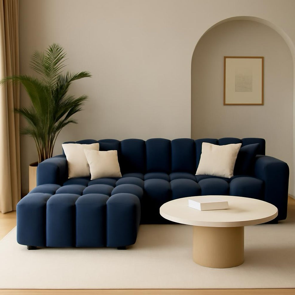 luxe modular L Shape Bubble sofa