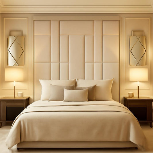 Nº5 La Castellane Contemporary Geometric Block Bed